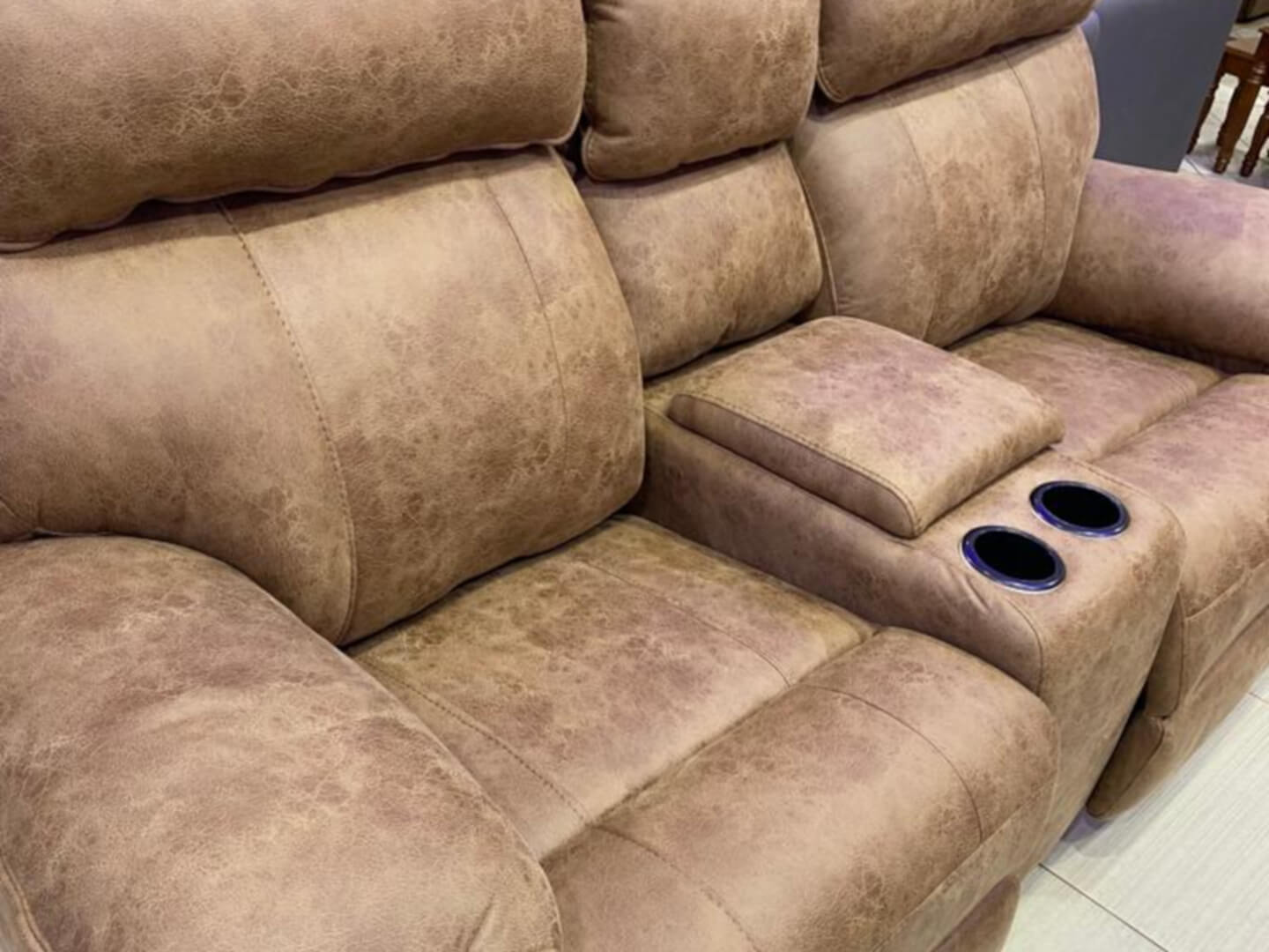 Alma+ Brown Recliner Sofa Set
